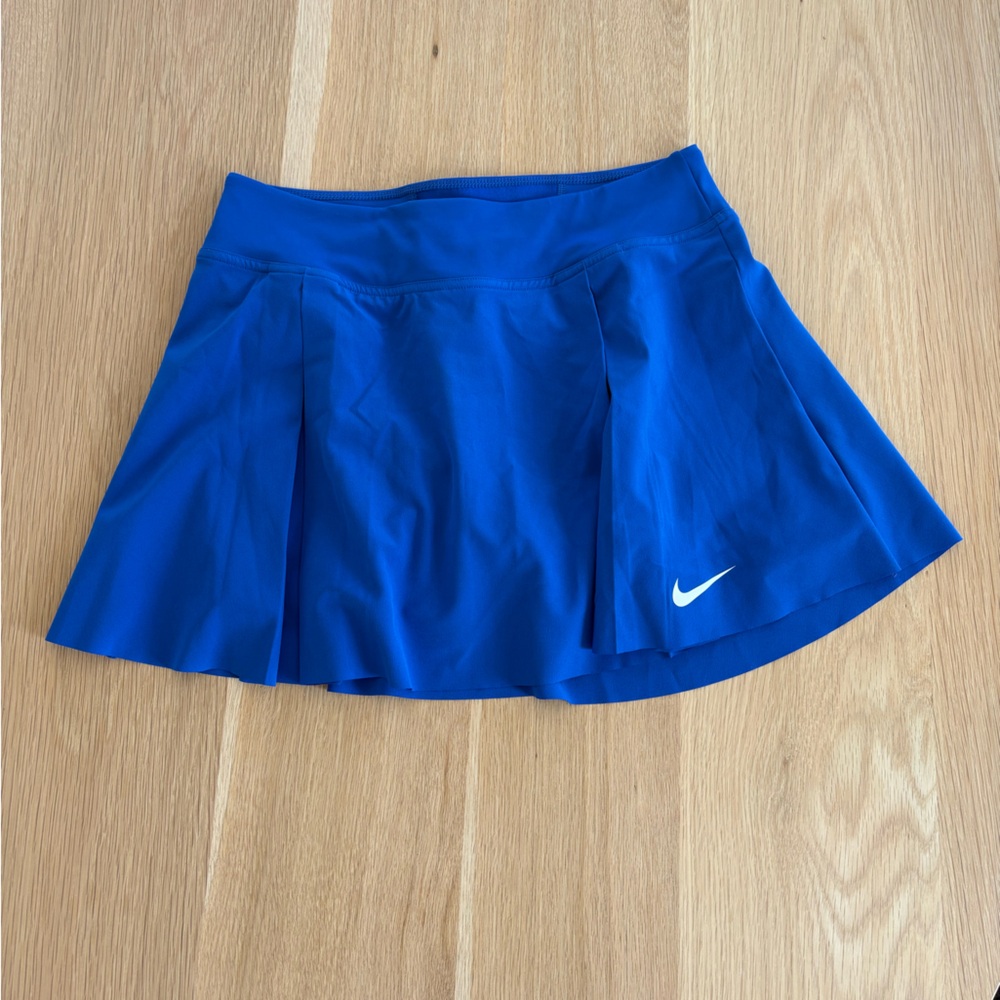 Nike Blue Athletic Skirt with White Swoosh